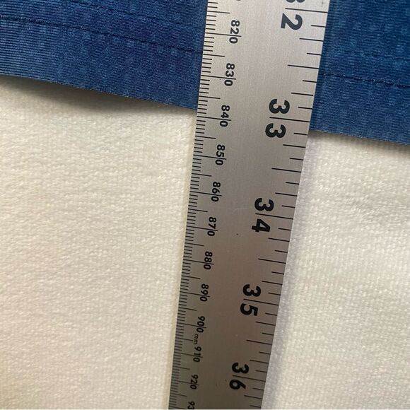 Hickey Freeman Blue Geo Design Short Sleeve Polo Shirt Size XXL - Picture 11 of 12